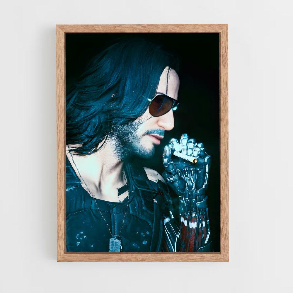 Poster Cyberstar – affiche Cyberpunk (vue 4)
